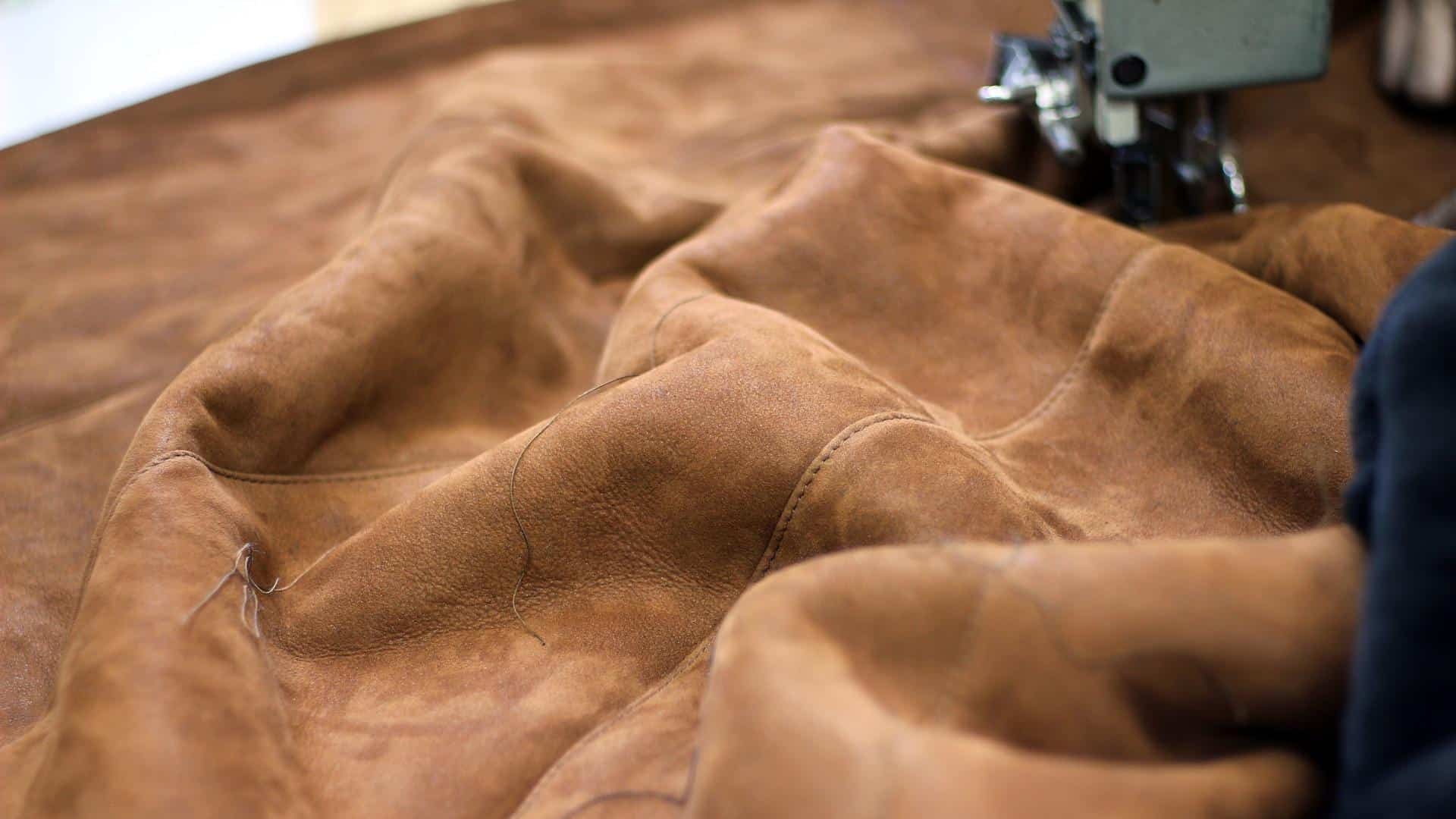 stitching leather